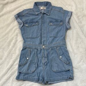 We The Free Denim Romper